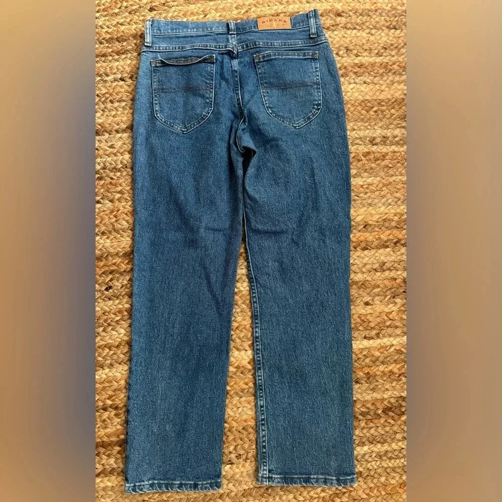Vintage Lee 8 Petite Denim Straight Leg Jeans - Picture 2 of 4